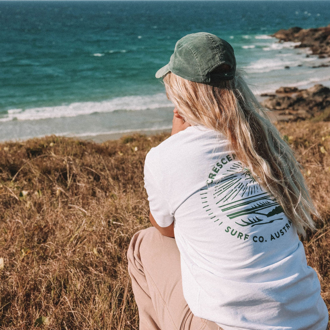 Crescent Head White tee